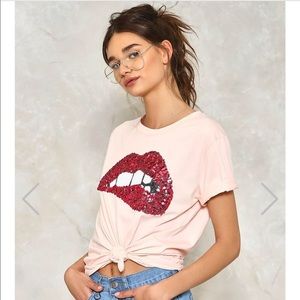 Never worn sequins t shirt